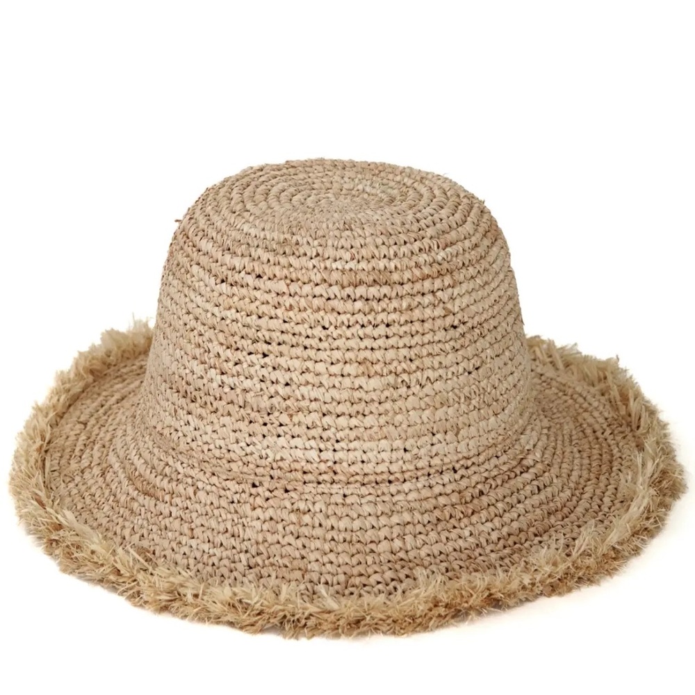 Coco Puff Raffia Bucket Hat - Picture 7 of 17